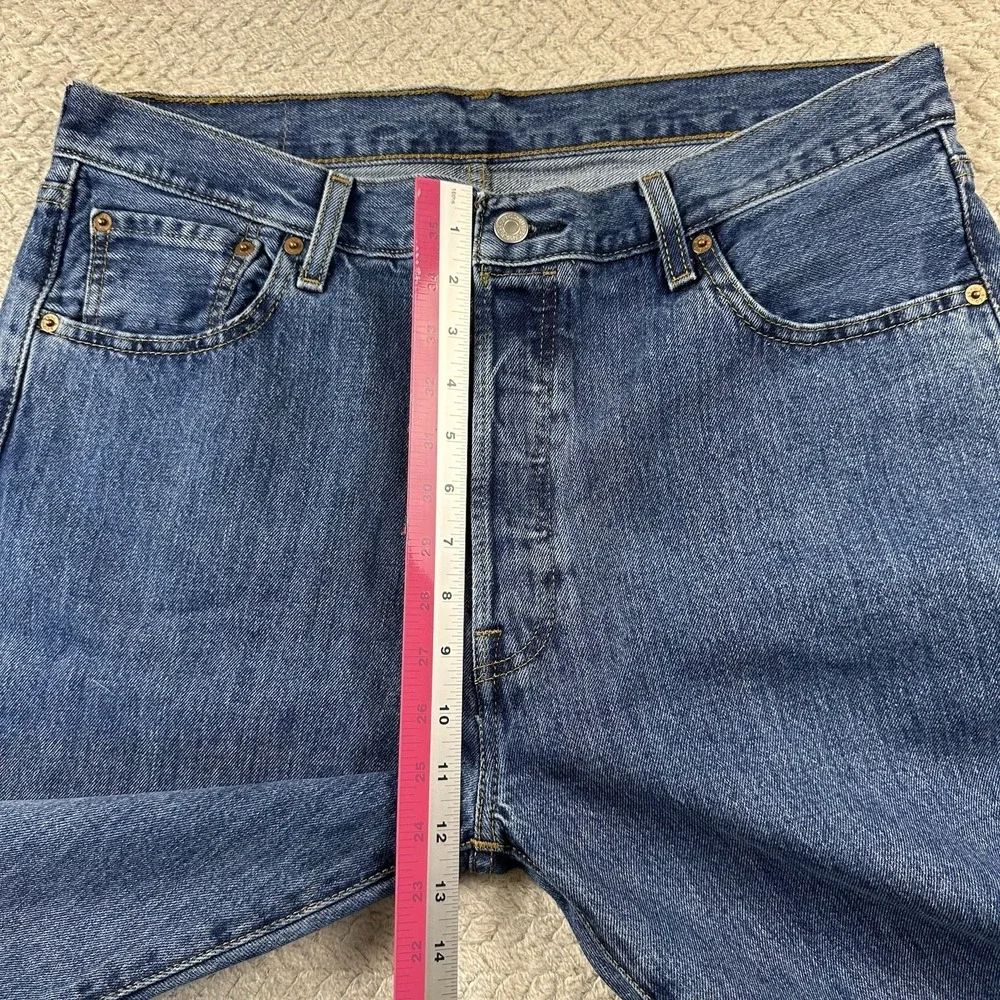 Levi's 501xx Men's Button Fly Jeans 36x32‎ Blue Denim Cowboy Modern Casual work
